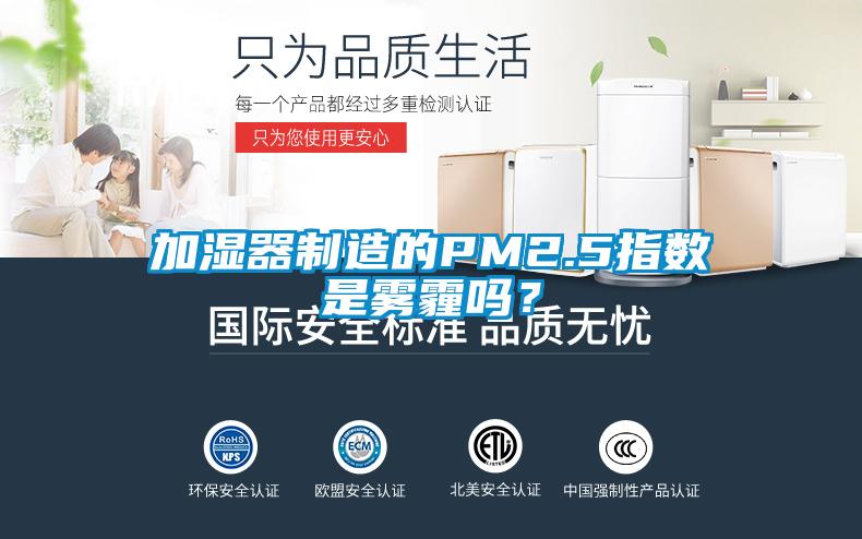 加濕器制造的PM2.5指數(shù)是霧霾嗎？