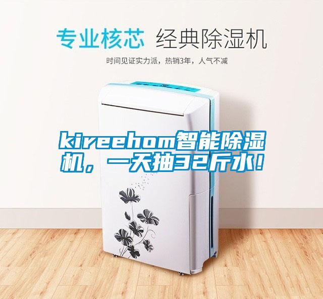 kireehom智能除濕機，一天抽32斤水！